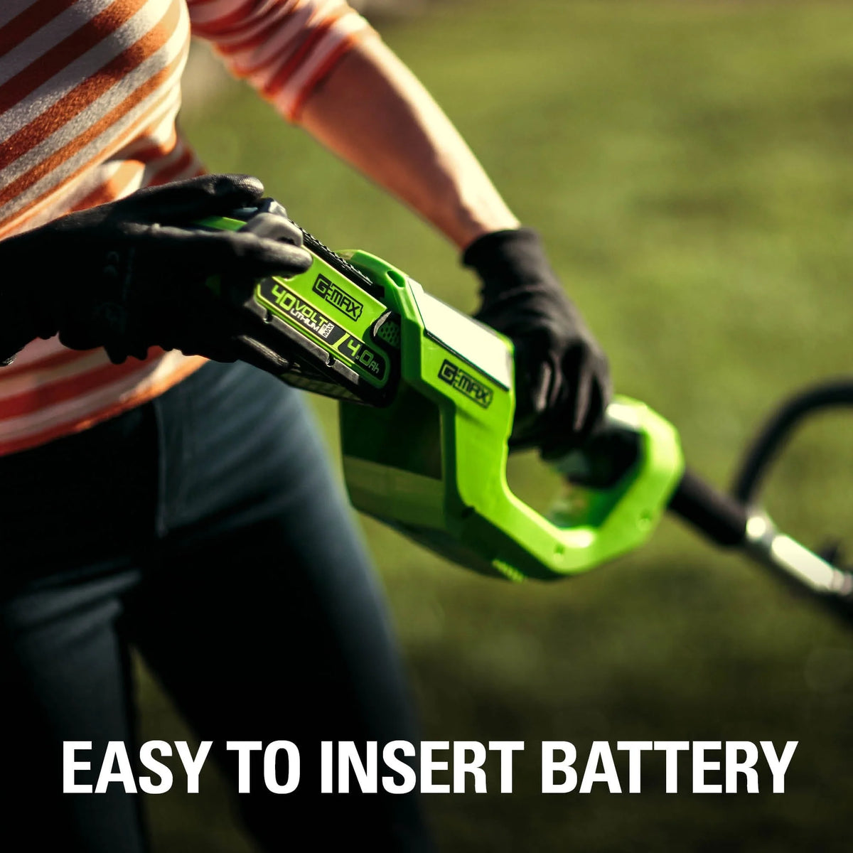 Greenworks 40V String Trimmer/Leaf Blower Combo W/ 2.0 Ah Battery, 1301202