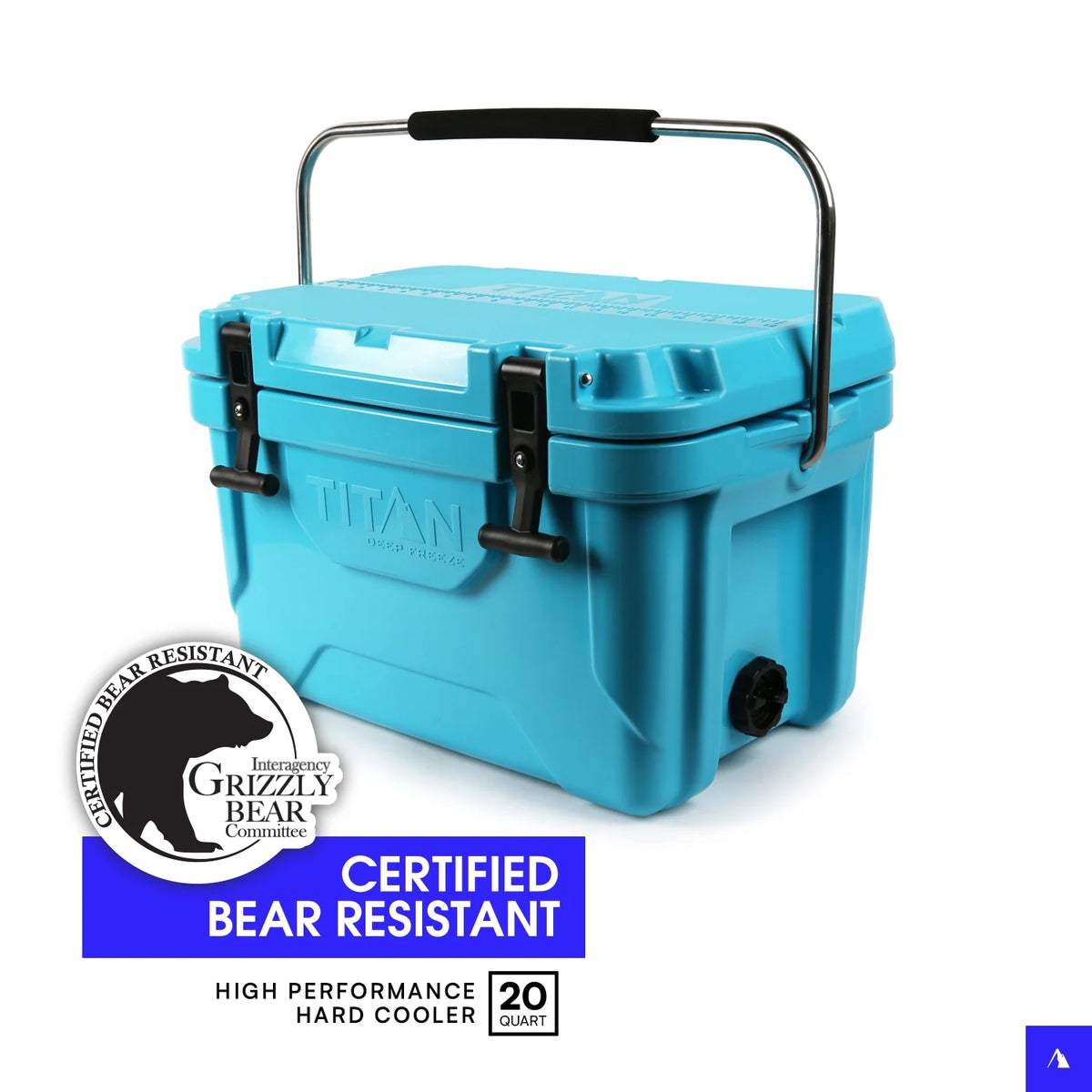 Titan by Arctic Zone™ 20 Quart/30 Can High Performance Hard Cooler - Blue