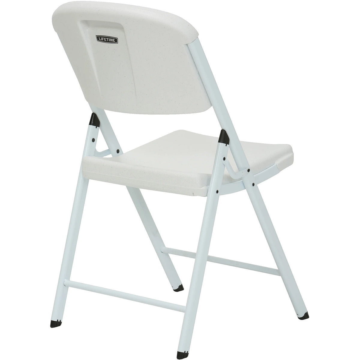 Lifetime Folding Chair, Indoor/Outdoor Commercial, White Granite, 4 Pack (42804)