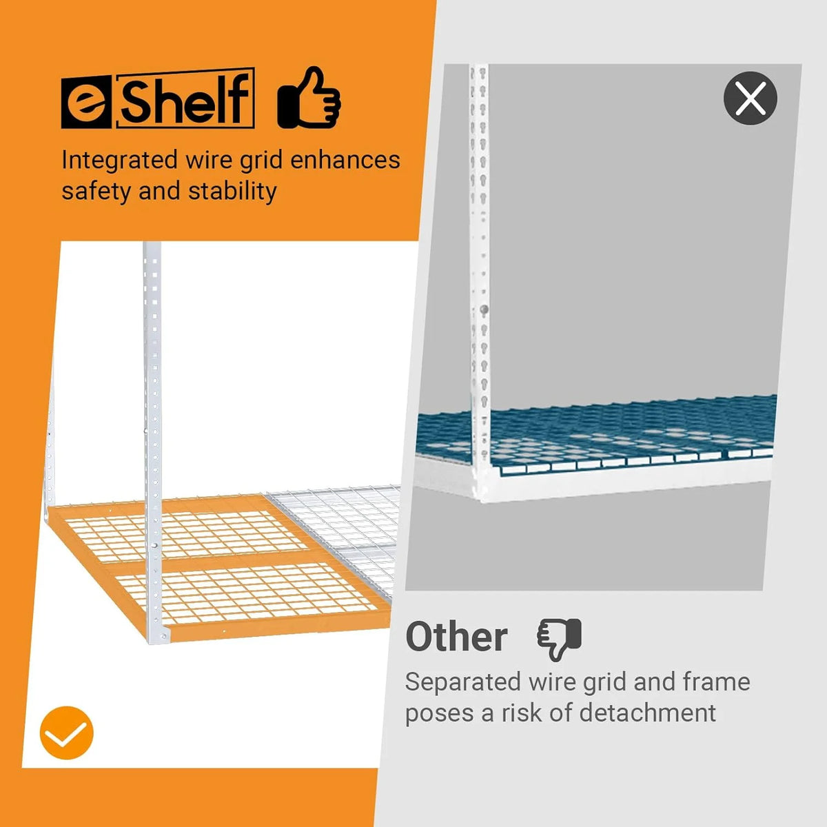 3x6ft Overhead Garage Storage Rack, Heavy Duty Metal Ceiling Shelf, 22'' to 40" Adjustable Dropdown, 450lbs Loading Weight Capacity, White