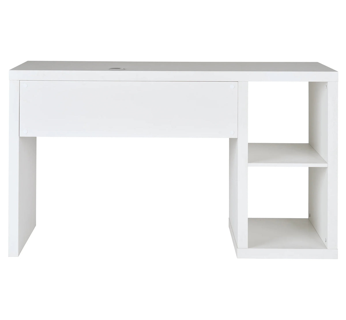 Better Homes & Gardens Cube Storage Office Desk, White Texture