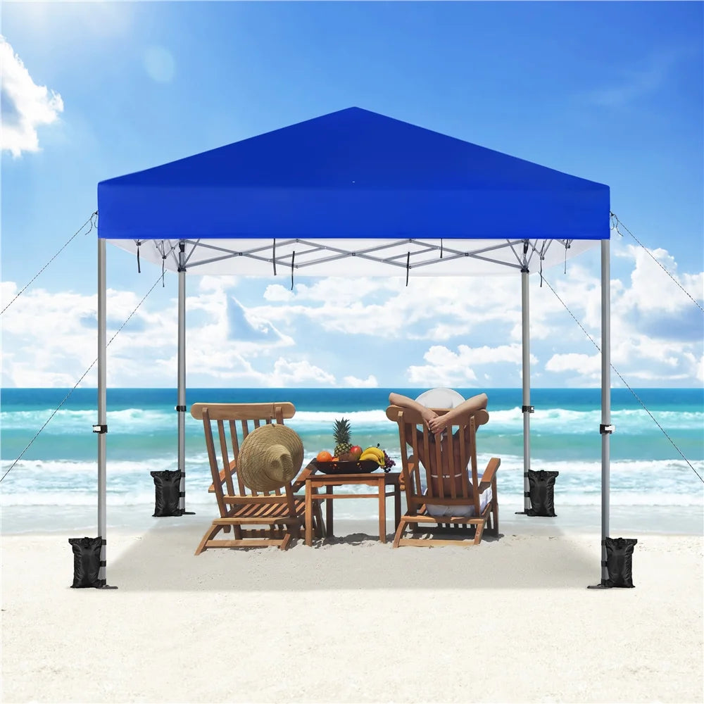 Renwick 12x12ft Pop-up Canopy Tent, Blue