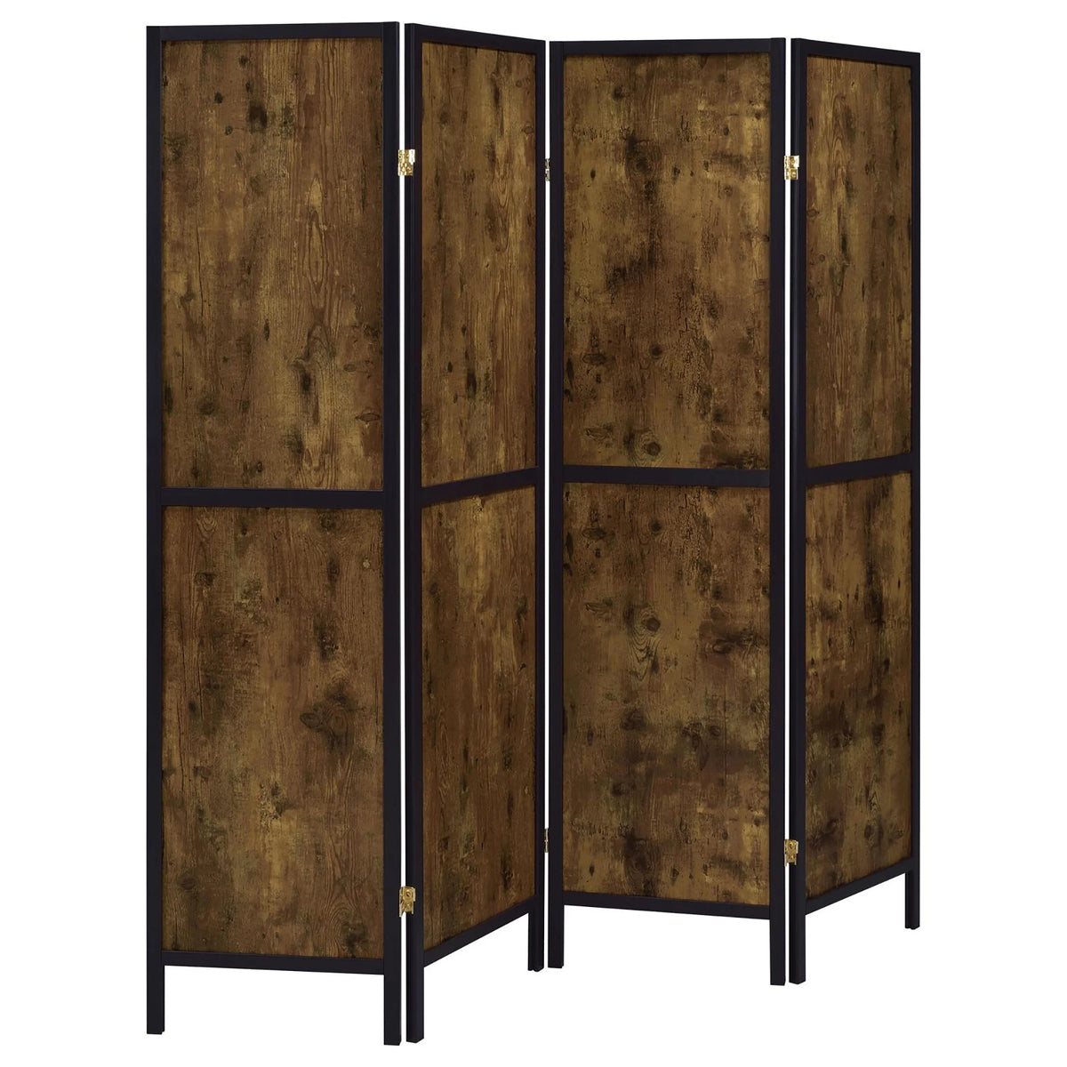 Privacy Screen 82.8'' W x 65'' H 6 - Panel Solid Wood Folding Room Divider, Natural,Outdoor Privacy Screen