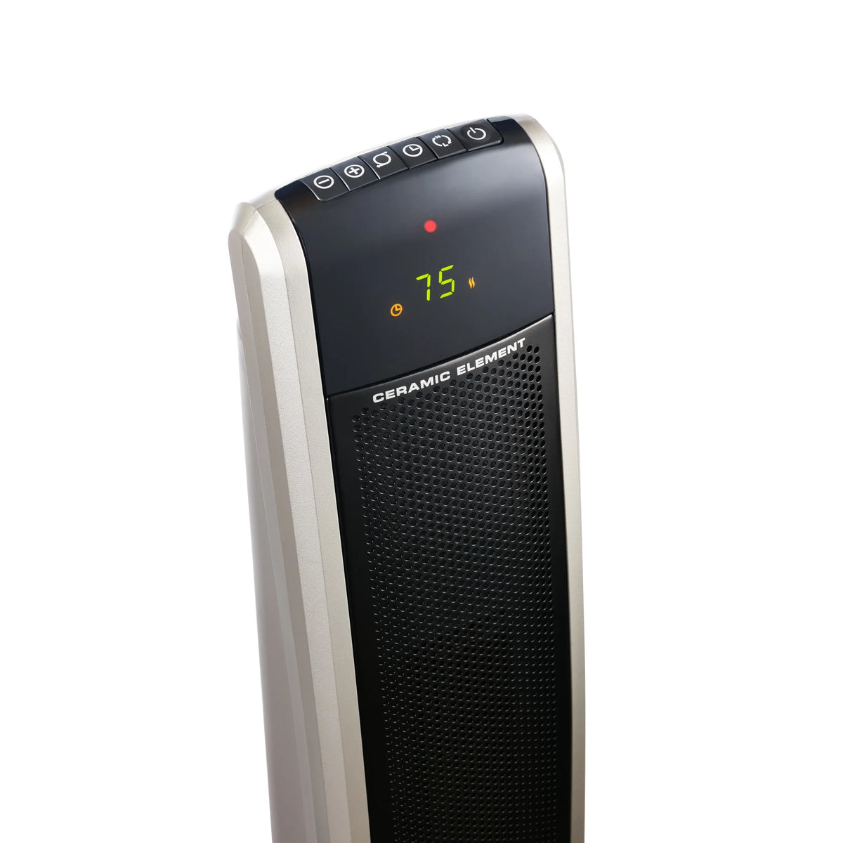 Lasko 29" 1500W Electric Digital Ceramic Tower Space Heater with Remote, Black, 5586