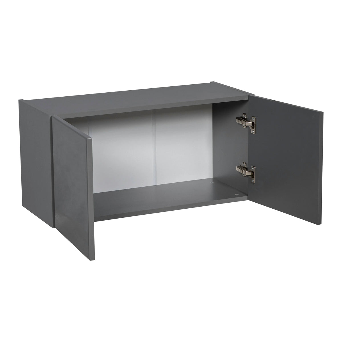 24" x 18" Wall Cabinet-Double Door-with Black Matte door