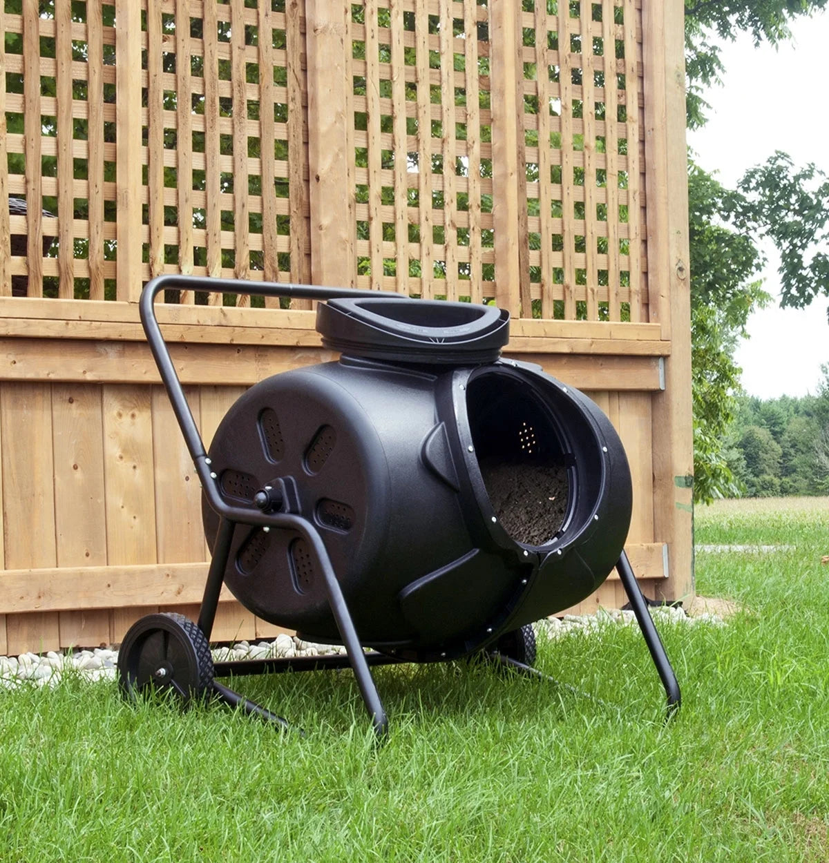 KoolScapes Two-Wheeled Tumbling Composter 50 Gallon / 190L