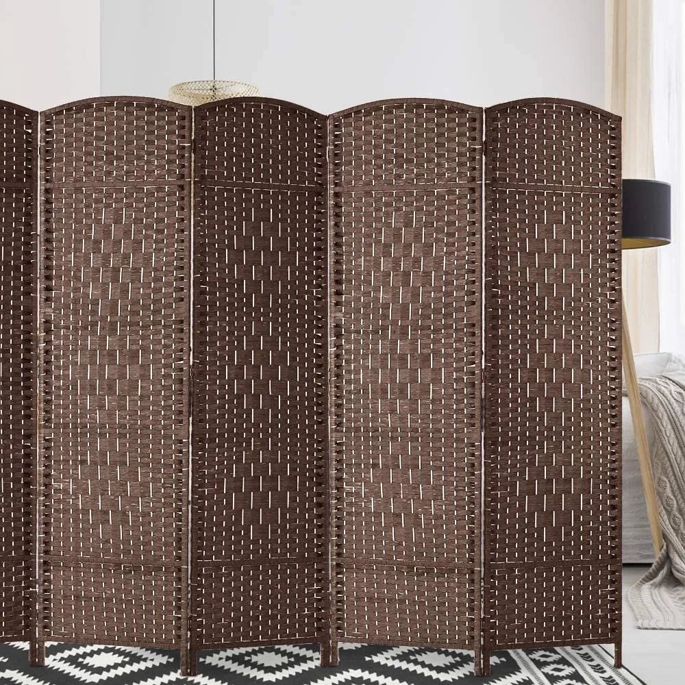 Jostyle Room Divider 6ft. Tall Extra Wide Privacy Screen, Folding Privacy Screens Freestanding Nature