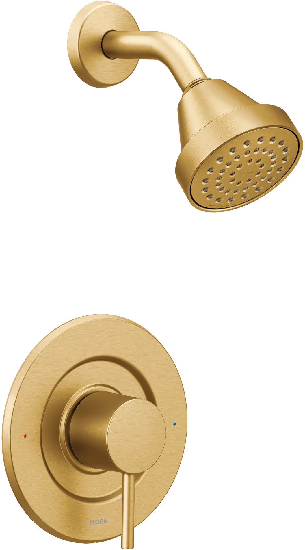 Moen T2192EPBG Brushed Gold Manual 1-Mode 1-Handle Shower Valve Trim
