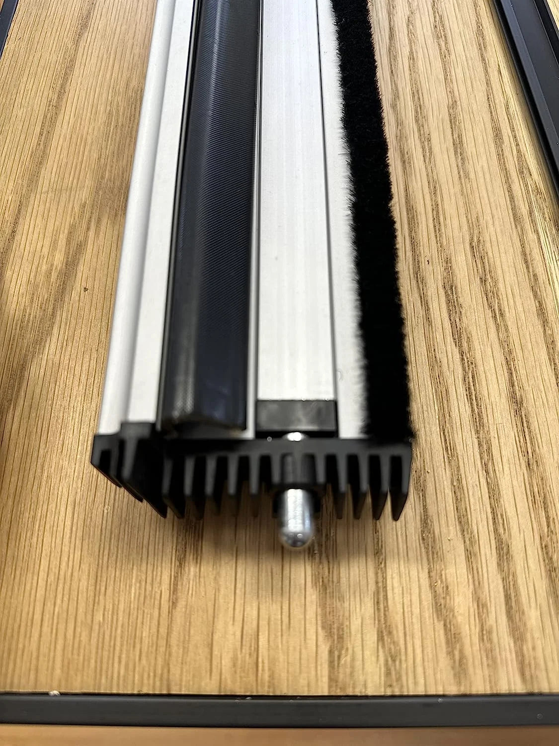 Life Products! T-Astragal Aluminum 80 in Weather Stripping 80x5/8x1-3/4 in Inswing Doors Black