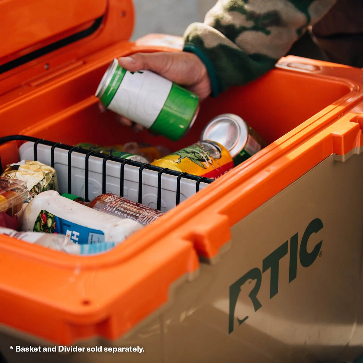 RTIC 52 QT Ultra-Light Hard-Sided Ice Chest Cooler, Fits 76 Cans, Trailblazer