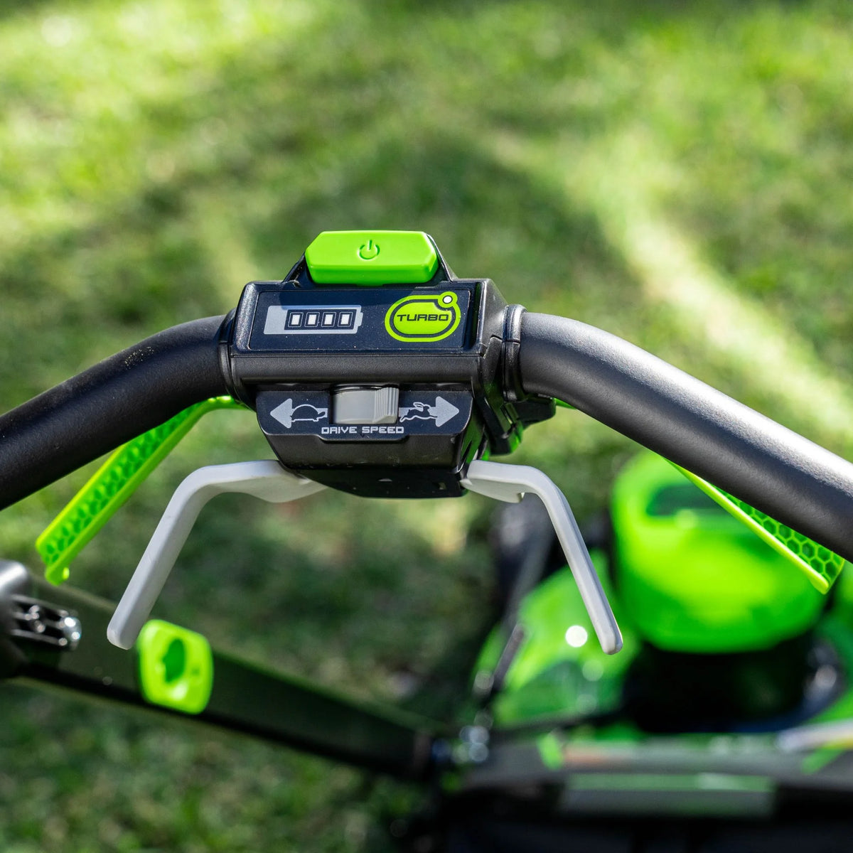 Greenworks 80V 21" Brushless Cordless Self-Propelled Lawn Mower W/LED Headlight & Aluminum Handles,4.0 Ah Battery and Rapid Charger Included Fit 75+ Compatible Tools