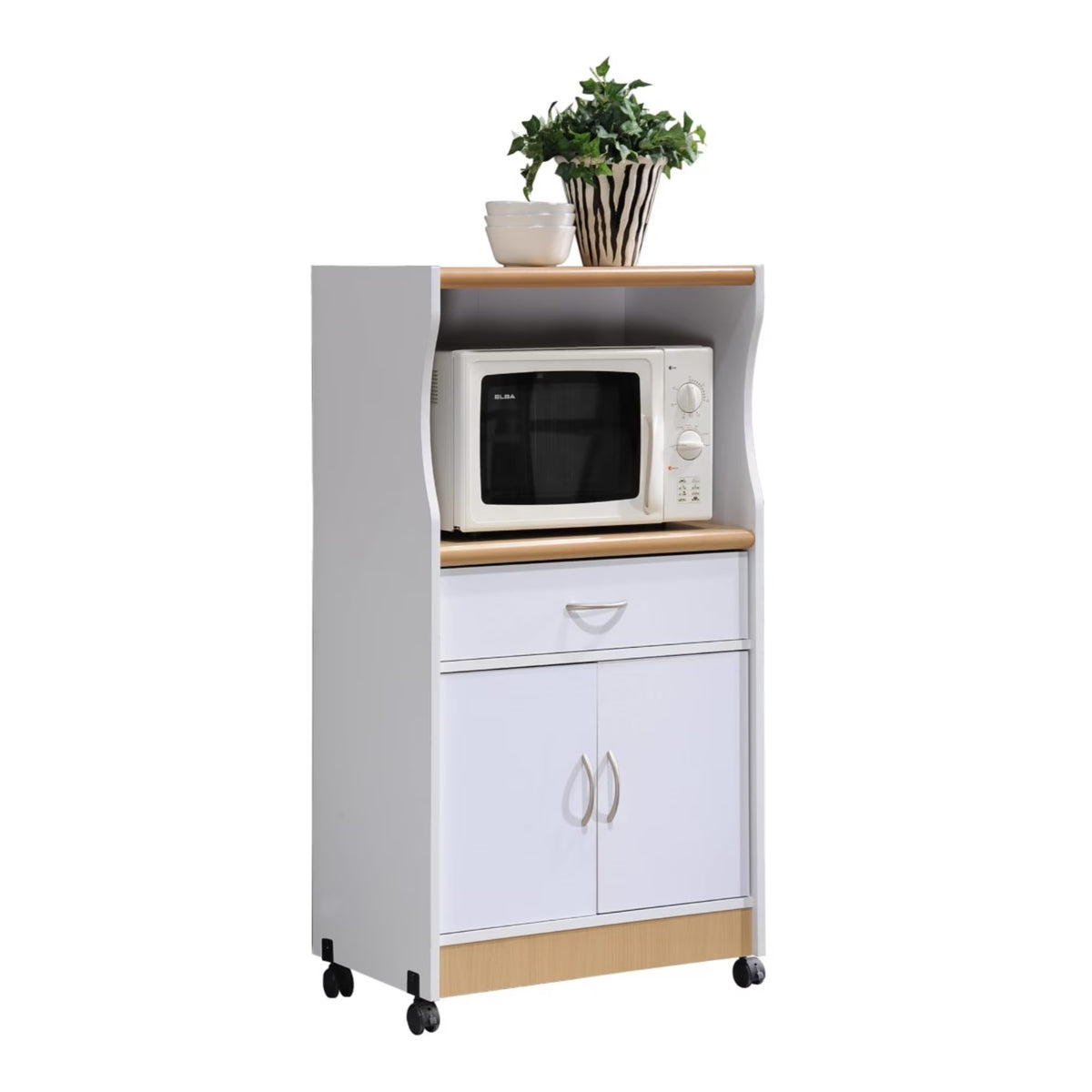 Hodedah HIK77 Microwave Cart