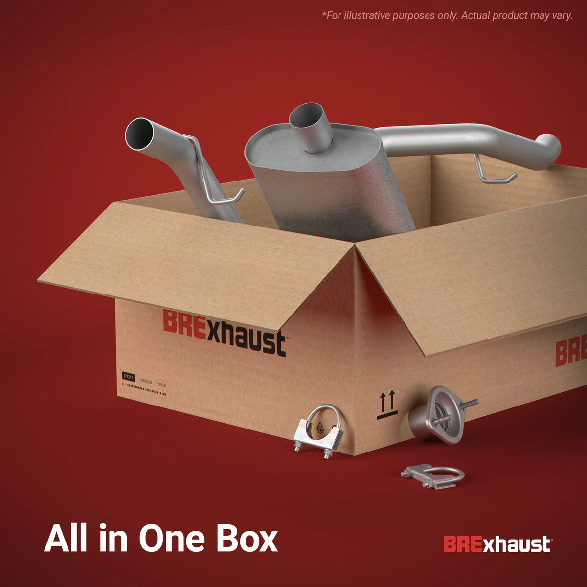 BRExhaust OE Replacement Exhaust System Kit 106-0024