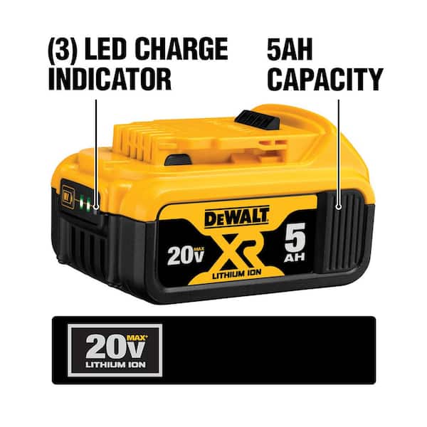 20V MAX XR Cordless Brushless 3-Speed 1/4 in. Impact Driver with (1) 20V 5.0Ah Battery and Charger