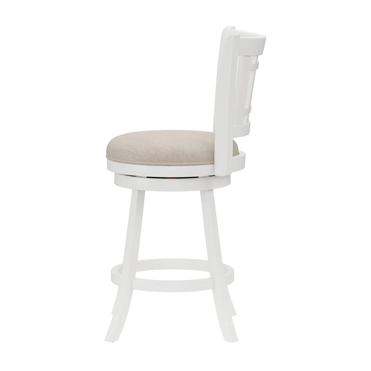 Hillsdale Furniture Bar Stool with Swivel, White