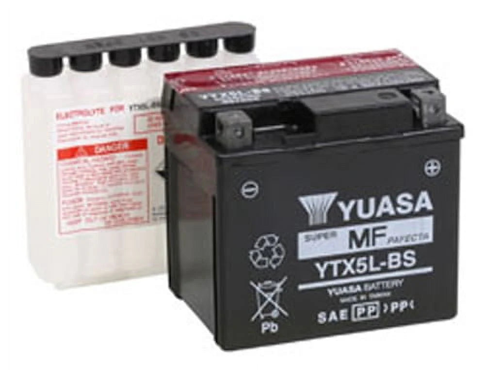 Yuasa Ytx5l Bs Maintenance Free 12 Volt Battery
