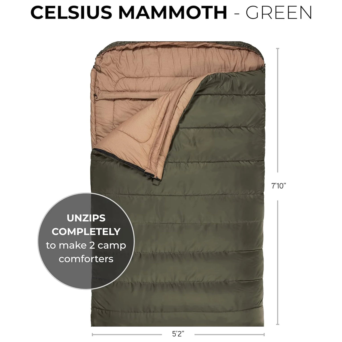 TETON Sports Mammoth 0F Sleeping Bag