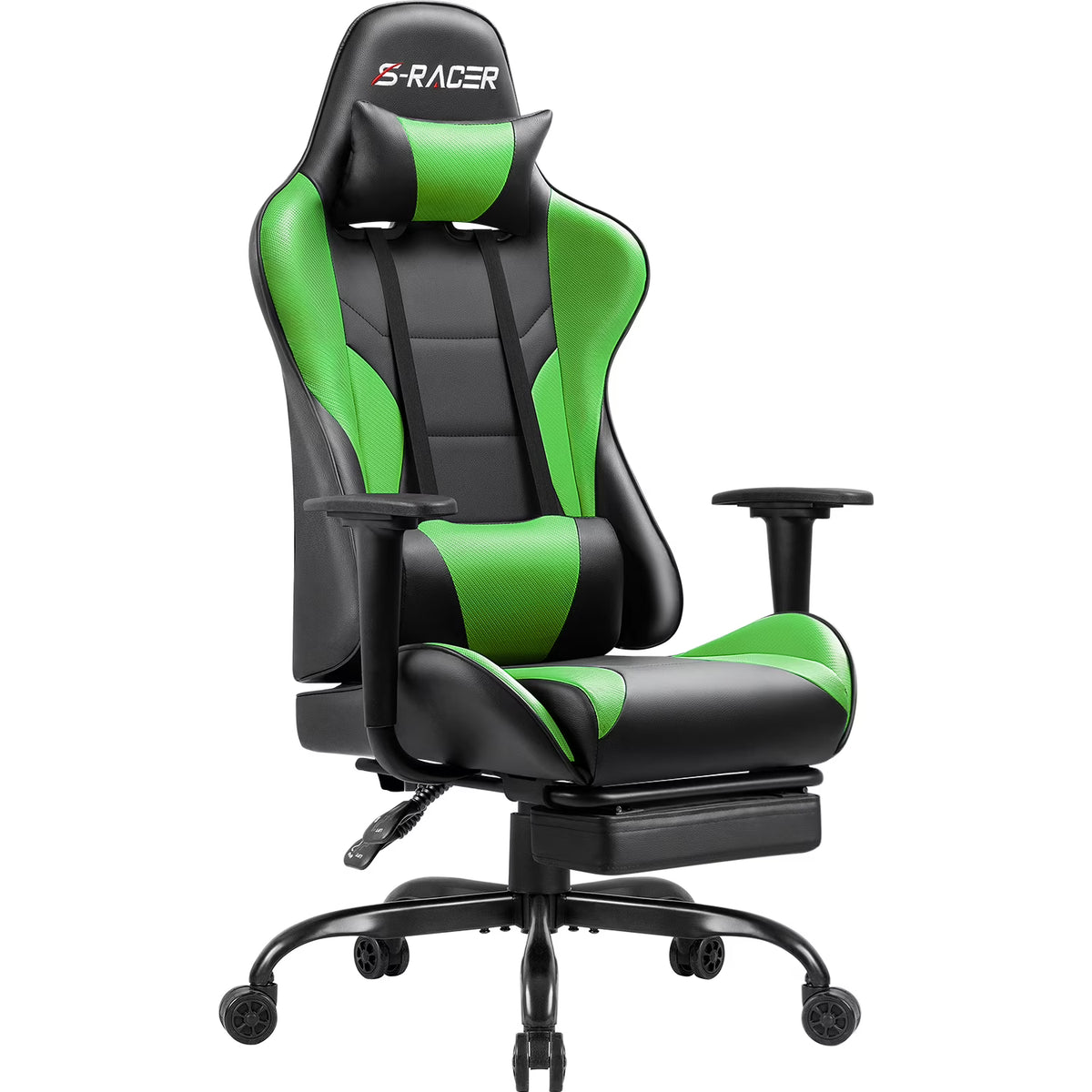 Lacoo High Back Gaming Chair Ergonomic Gaming Computer Chair,Black