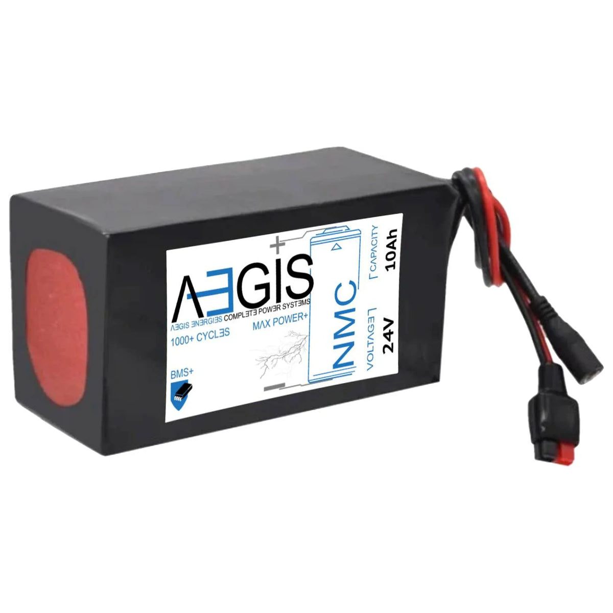 Aegis Battery 24V 10Ah Lithium Battery - NMC Deep Cycle Lithium-ion