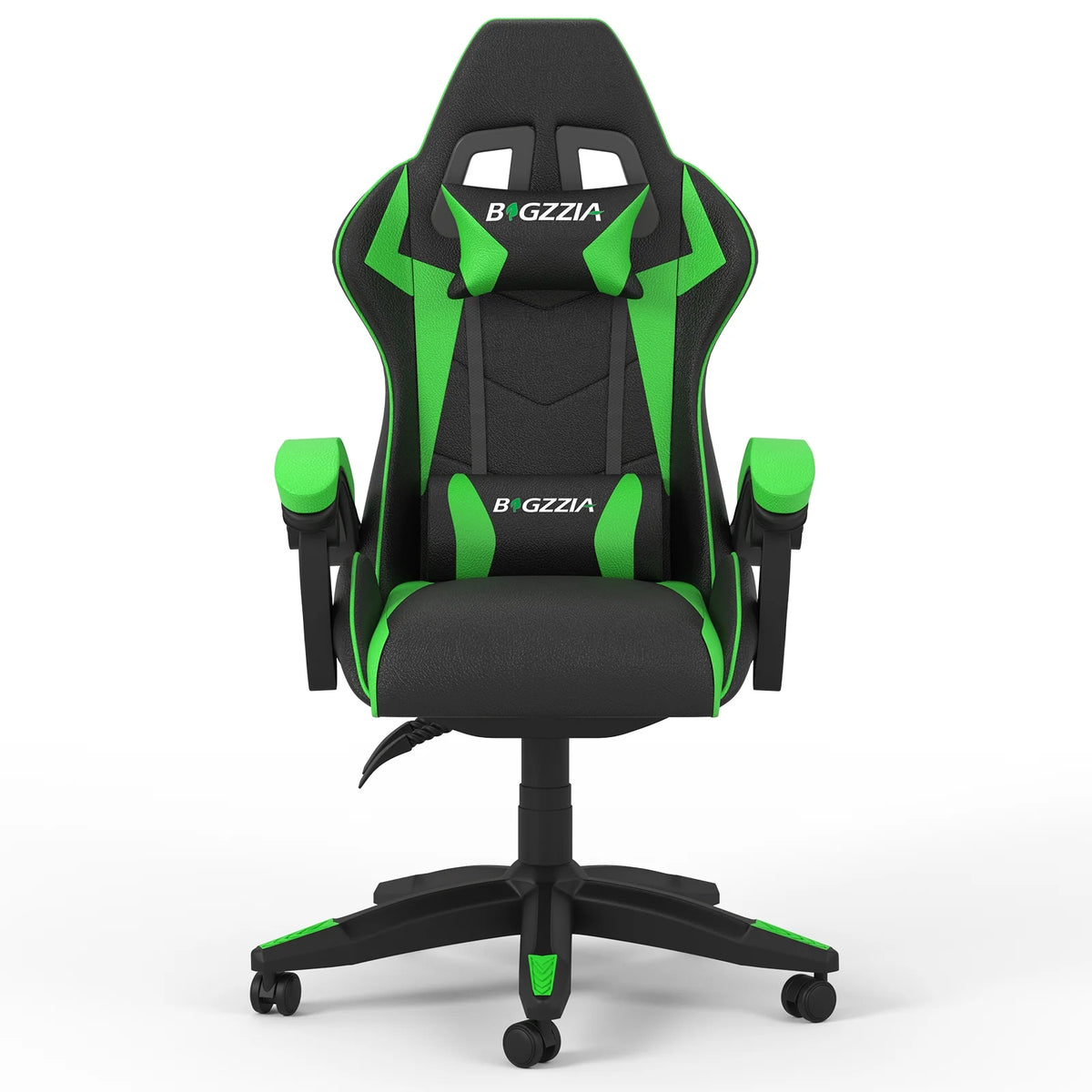Bigzzia Gaming Chair with Footrest, Gaming Chair for Adult with Headrest and Lumbar Support,Red