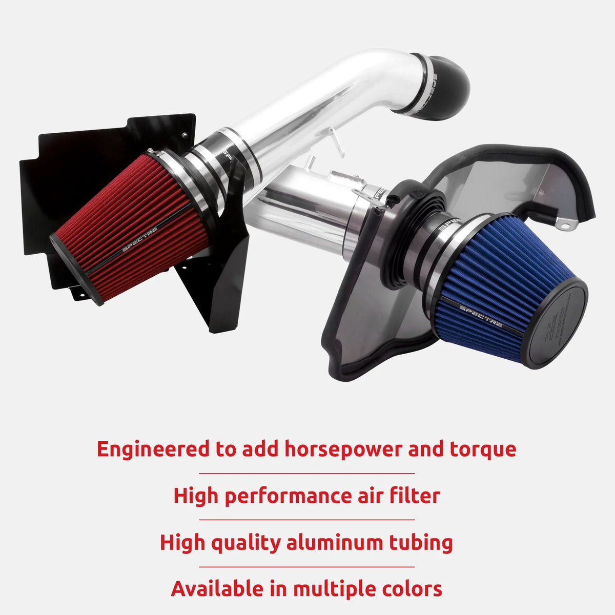 Spectre Performance Air Intake Kit: 2014-2019 CHEVROLET/GMC/CADILLAC (Silverado, Suburban, Tahoe, Sierra, Yukon, Escalade) SPE-9006