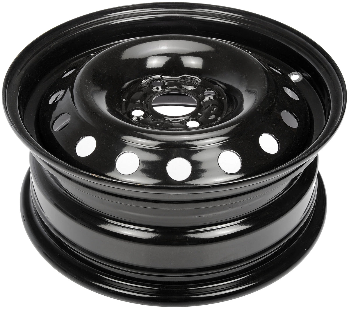 Dorman 939-246 Steel 15" Wheel Rim 15 x 6-inch 4-Lug Black, for Specific Chevrolet / Pontiac Models