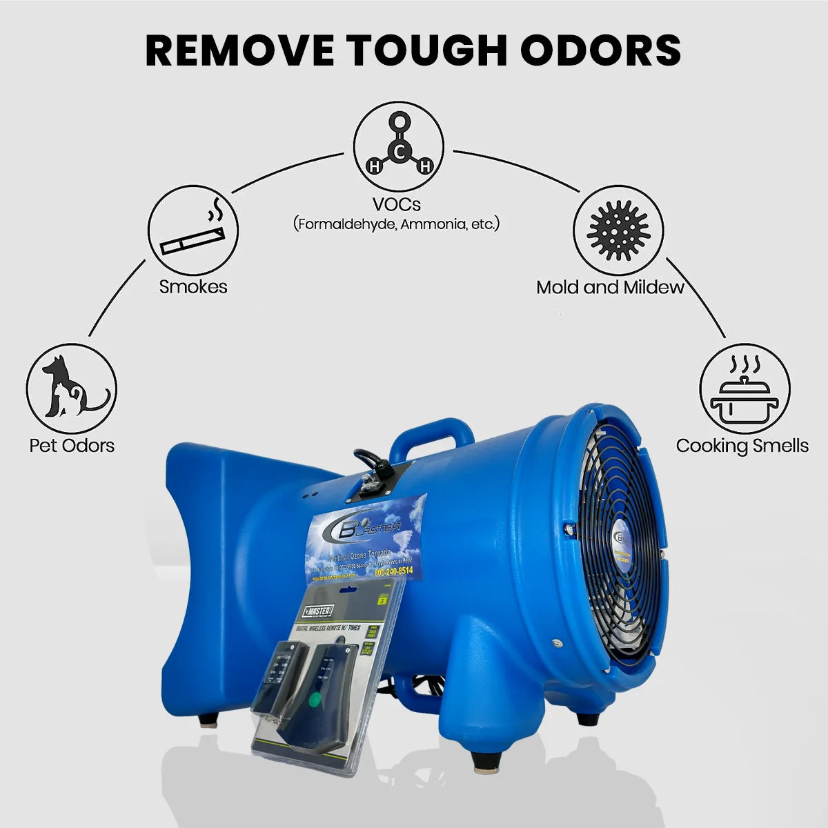 BioBlaster Vertical Horizontal 30k (30,000mg/h) Ozone Machine