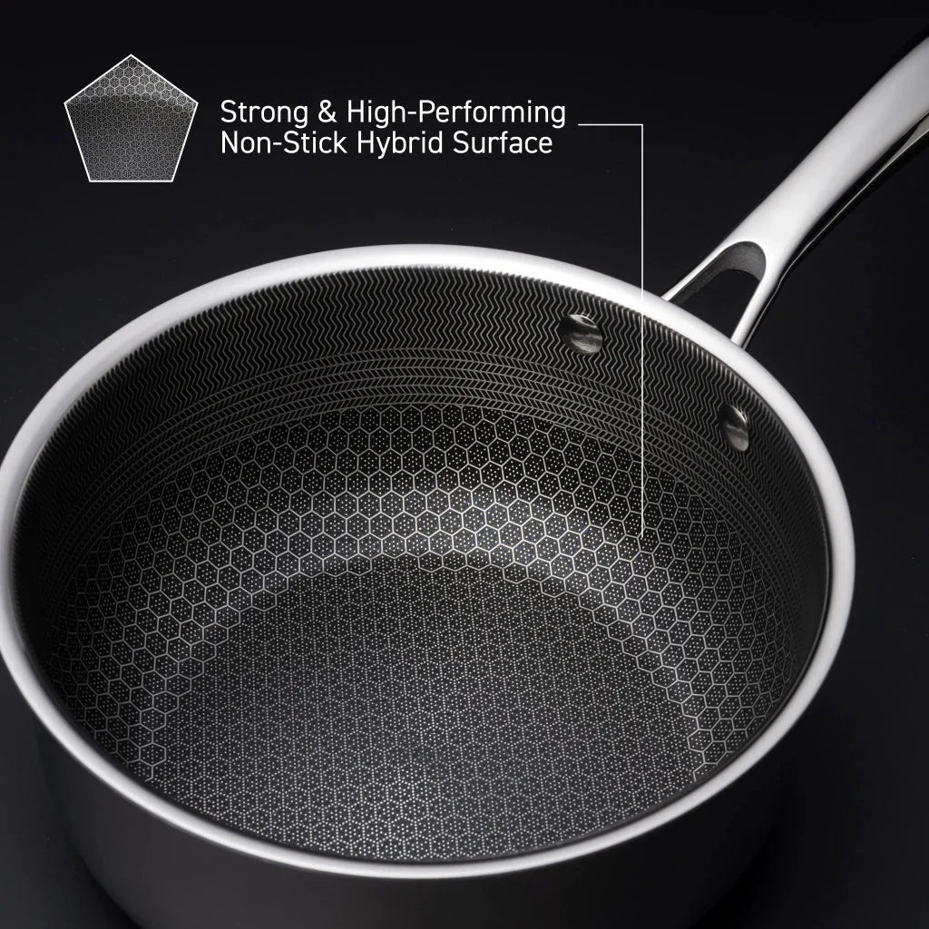 Hybrid Saucepan with Lid, 1-Qt