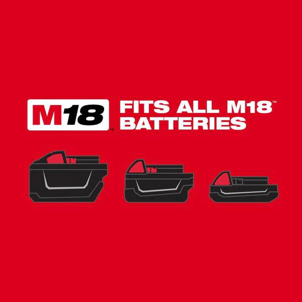 M18 18V Lithium-Ion Cordless Compact Drill/Impact/Multi-Tool/Circular Saw/Reciprocating Saw Combo Kit (5-Tool)