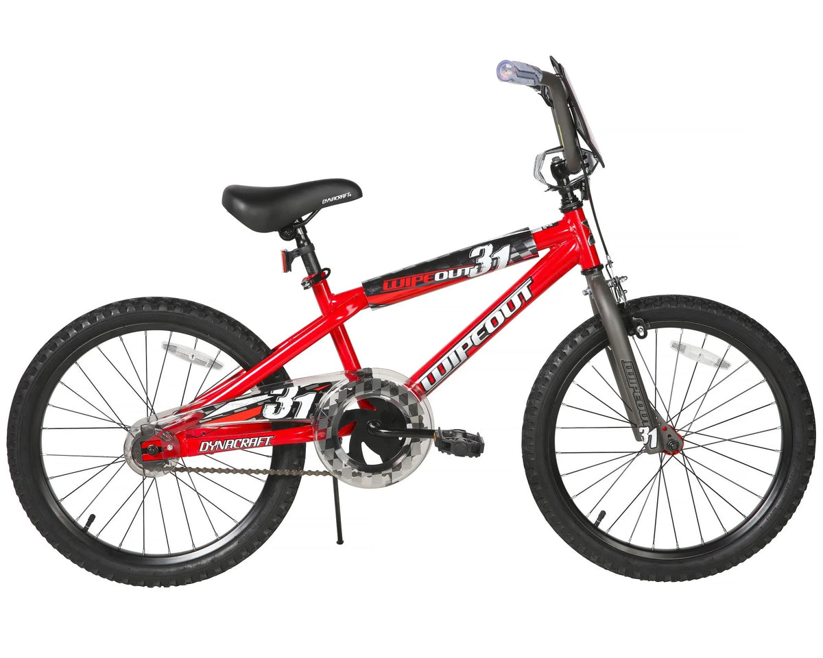 Dynacraft Wipeout 20-inch Boys Bike for Ages 6-10 Years