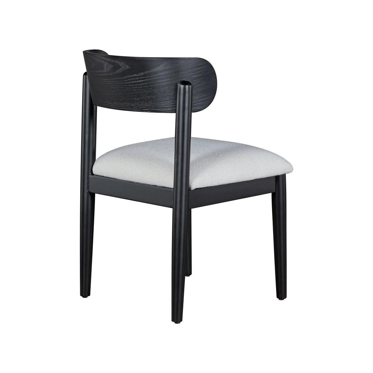 Beautiful Drew Dining Room Chair by Drew Barrymore, Rich Black Finish, 2 Pack