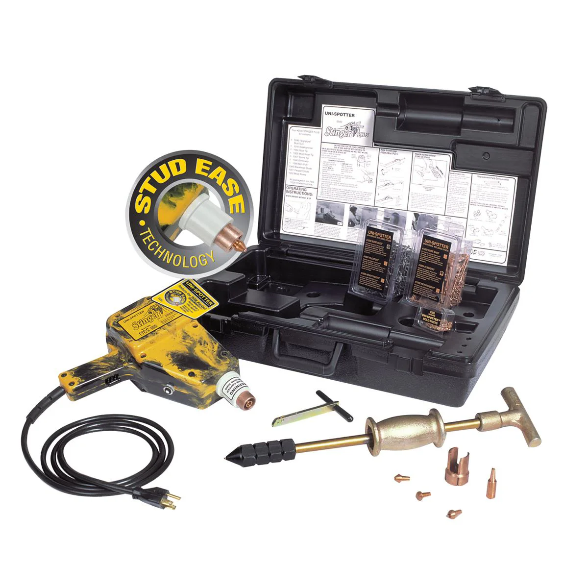 H & S Auto Shot 5500 Uni-Spotter Stinger Plus Stud Starter Welding Kit