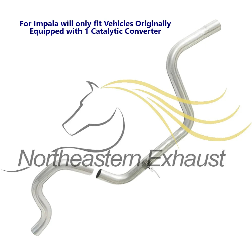 Stainless Steel Exhaust Intermediate Pipe Fits  2006-2011 Chevrolet Impala 3.5L & 2006-2007 Monte Carlo 3.5L - Direct Fit