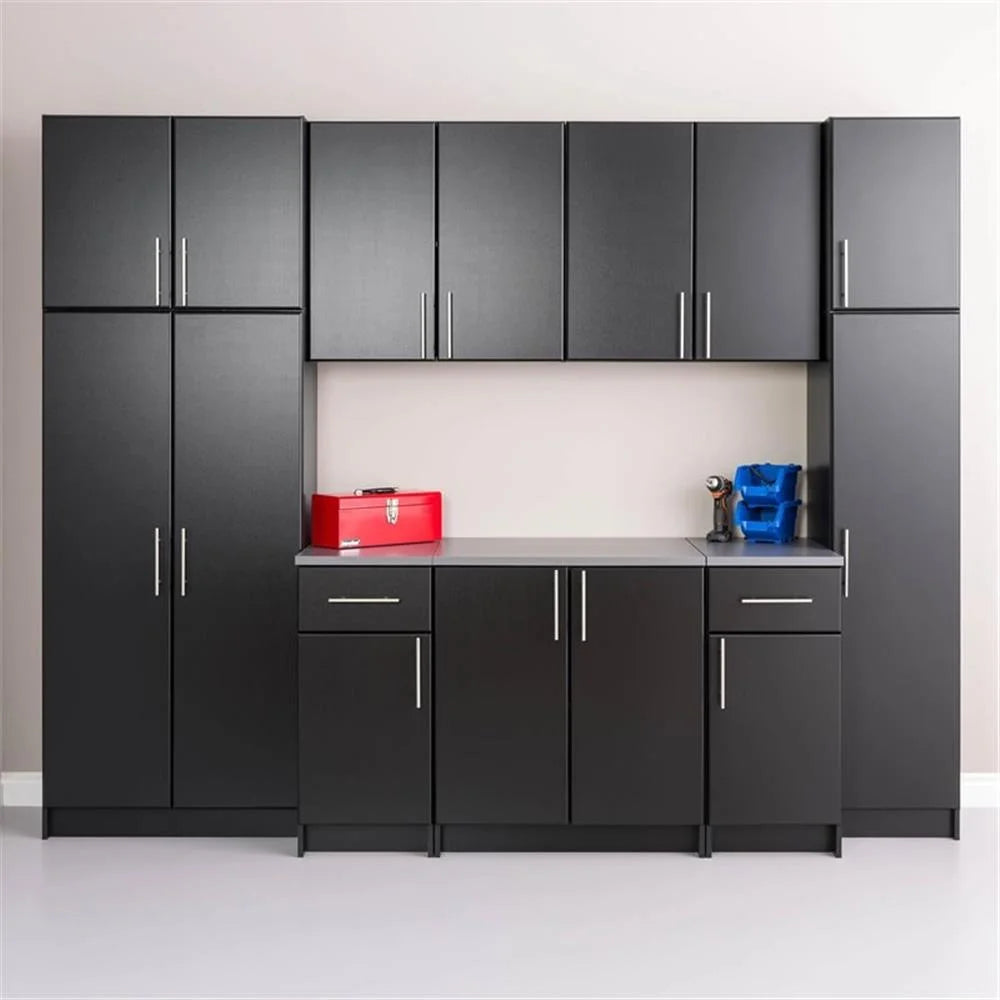 Home Square 2 Piece Wood Wall Cabinet Set in White