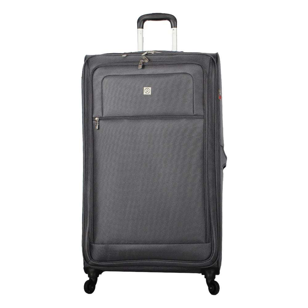 Protege, Arendale Soft Side 32” Jumbo Expandable Checked Luggage, Charcoal