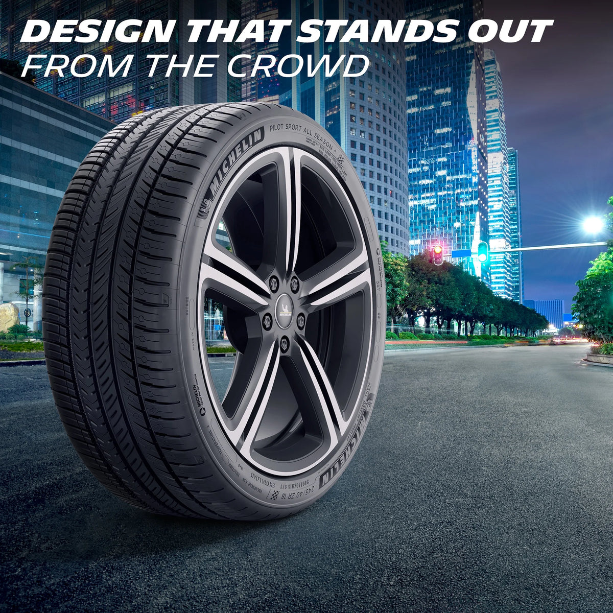 Michelin Pilot Sport All Season 4 245/40Zr19/Xl 98Y Tire Fits: 2016-23 Chevrolet Malibu LT, 2013-15 Chevrolet Malibu LTZ