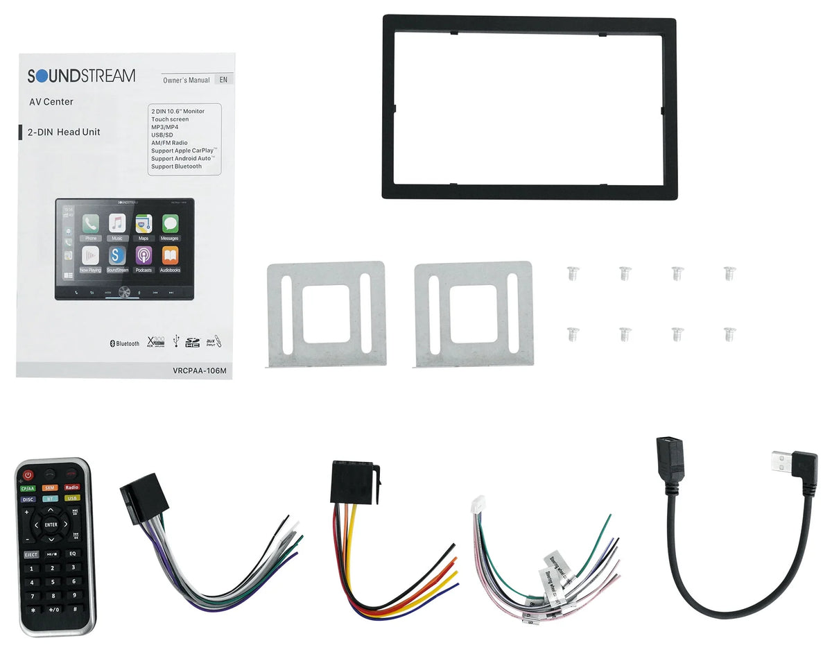 Soundstream AppIe 10.6 Inch CarPlay Streaming Car In-Dash Unit