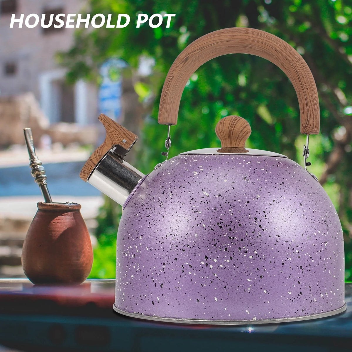 Hot Water Pot Practical Kettle Convenient Pot With Handle Kettle Pot for Boiling Water (2L)