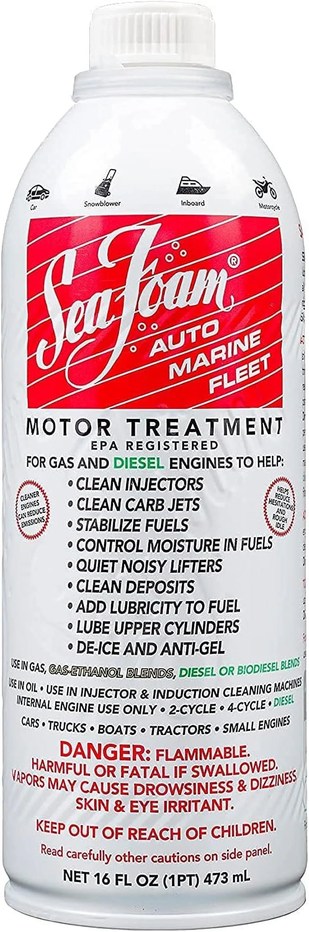 Sea Foam SF16 Motor Treatment, Automotive Additives, 16 fl oz, 12 Pack