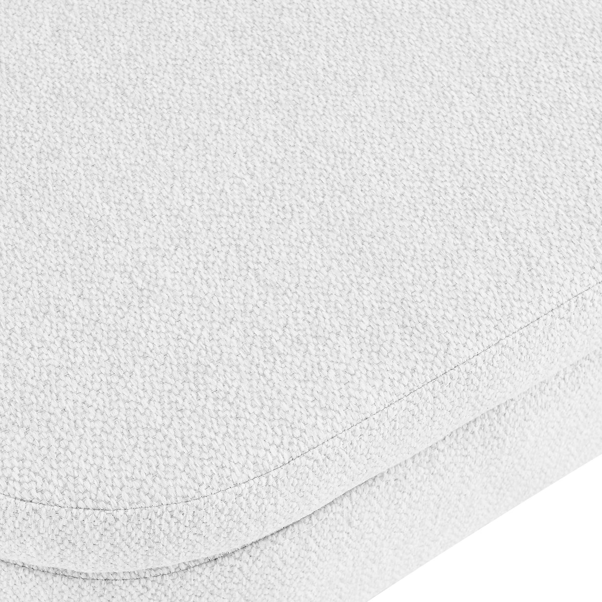 Furniliving Modern Upholstered Button Tufted Storage Ottoman Entryway Bench, Ivory