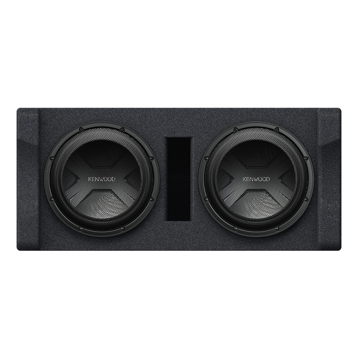 Kenwood P-W3021D Dual 12" Loaded Subwoofer Enclosure