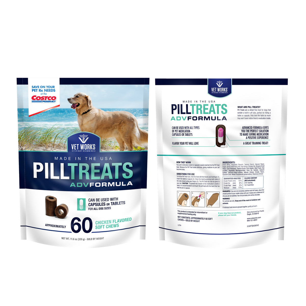 Vet Works Pill Treats, 120 Soft Chews