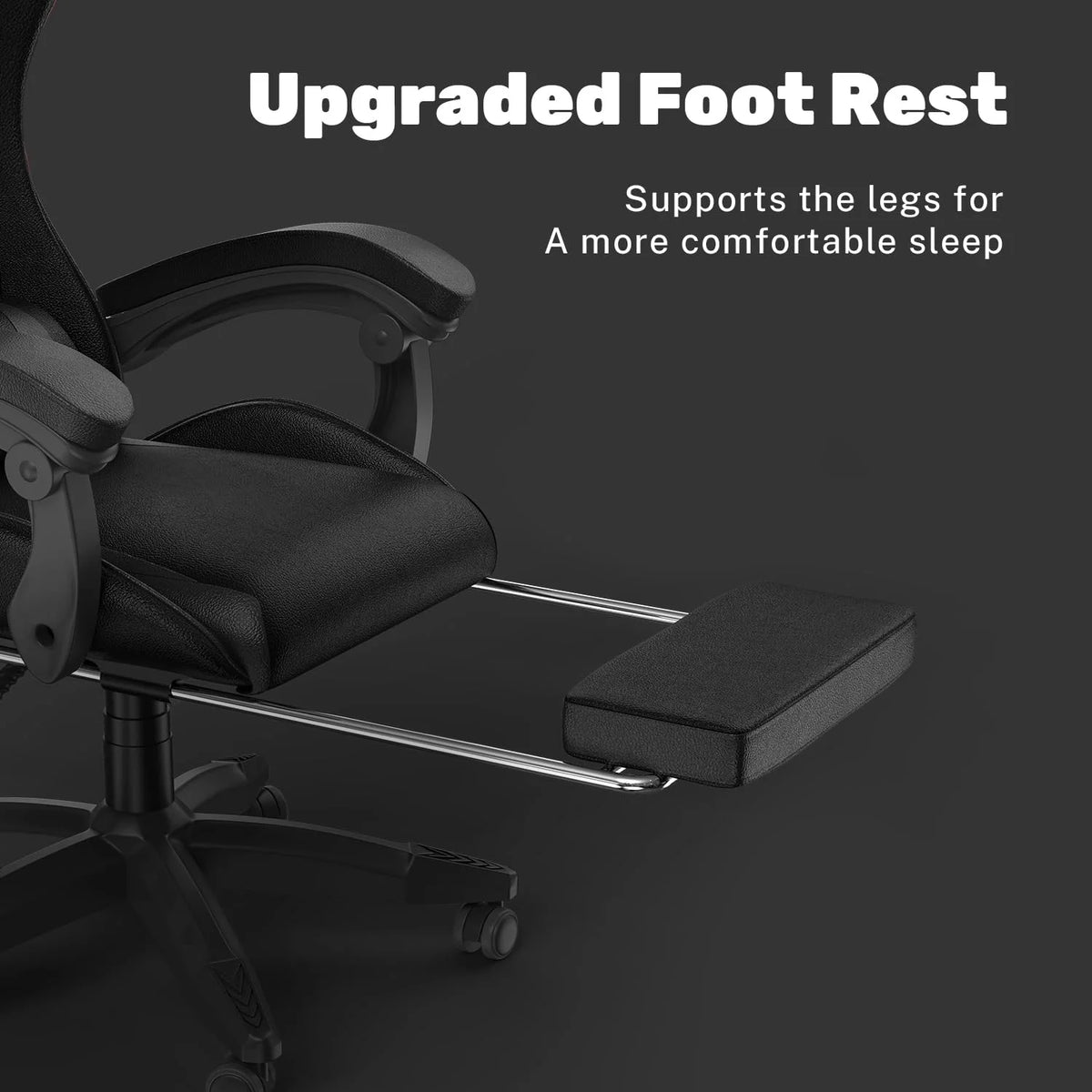 Bigzzia Gaming Chair Pu Leather Office Chair with Ergonomic Lumbar Pillow, Reclining Racing Game Chair Backrest and Seat Height Adjustable Swivel Recliner,Esports Chair with Headrest,Blue