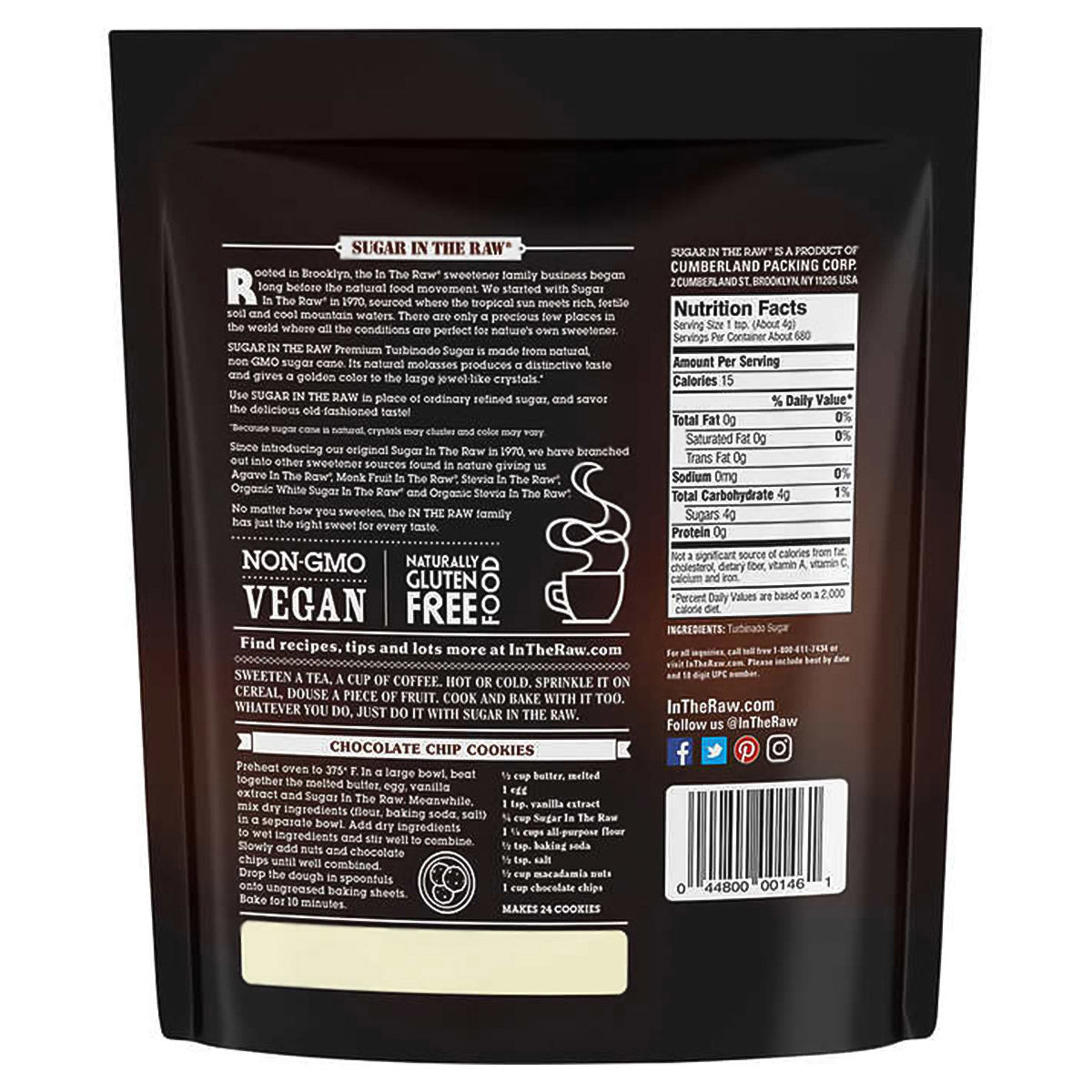 Sugar In The Raw, Turbinado Cane Sugar, 96 oz