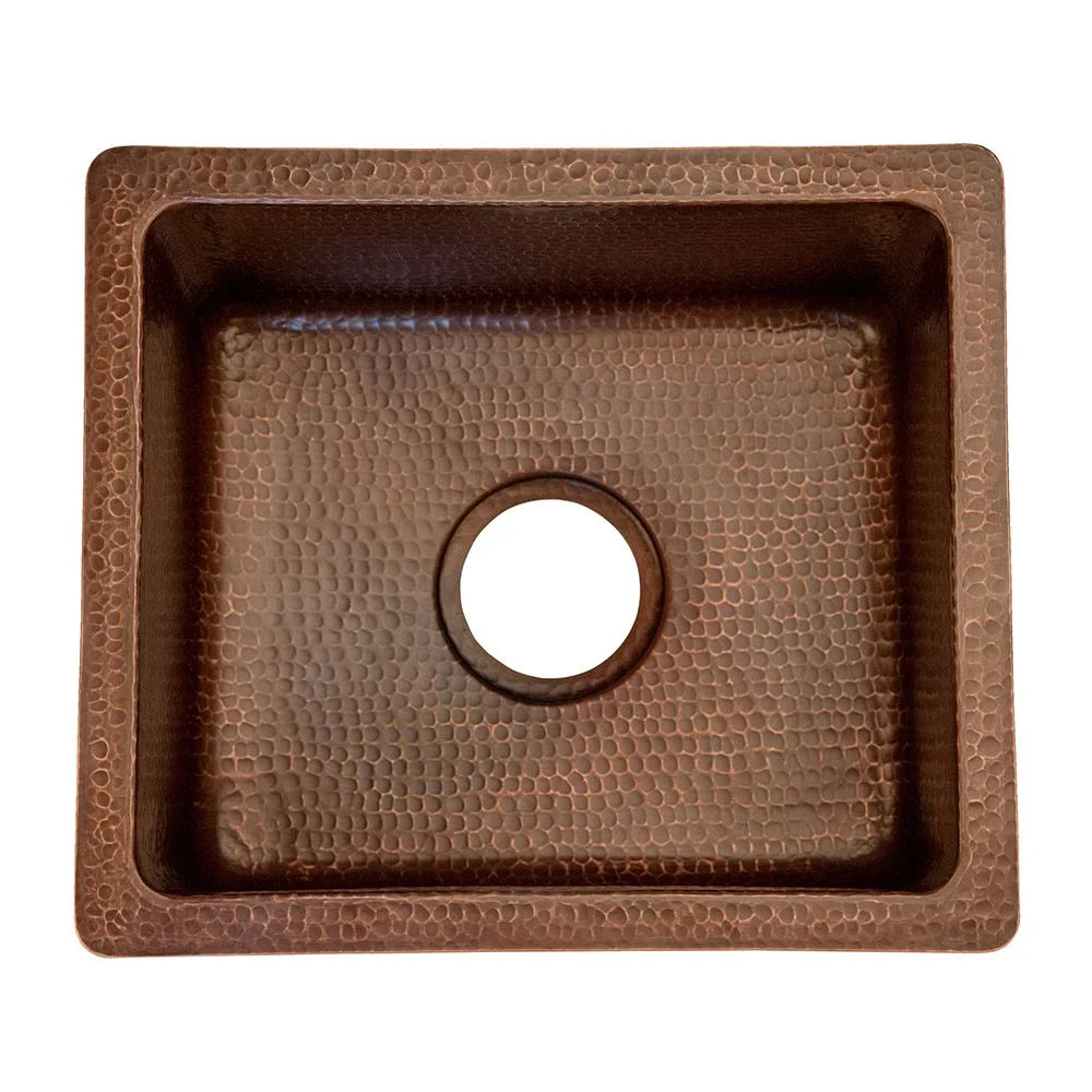Premier Copper Products BSP5_BREC16DB-D Bar Sink and Drain Package