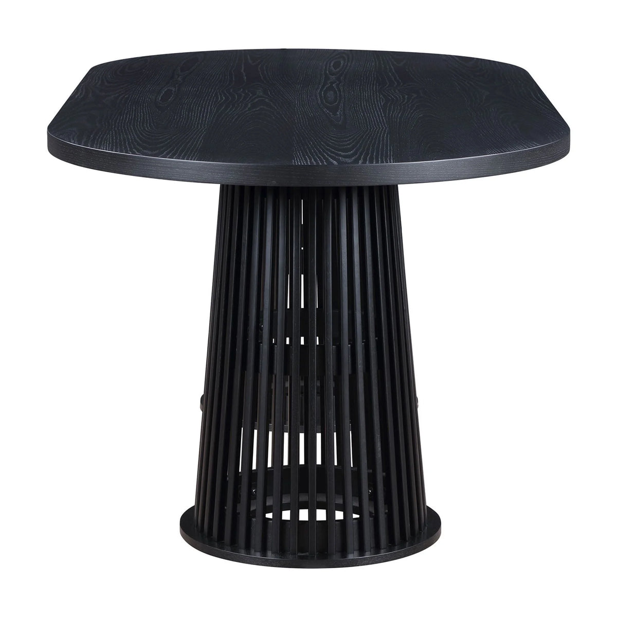 Beautiful by Drew Oval Dining Table, Rich Black