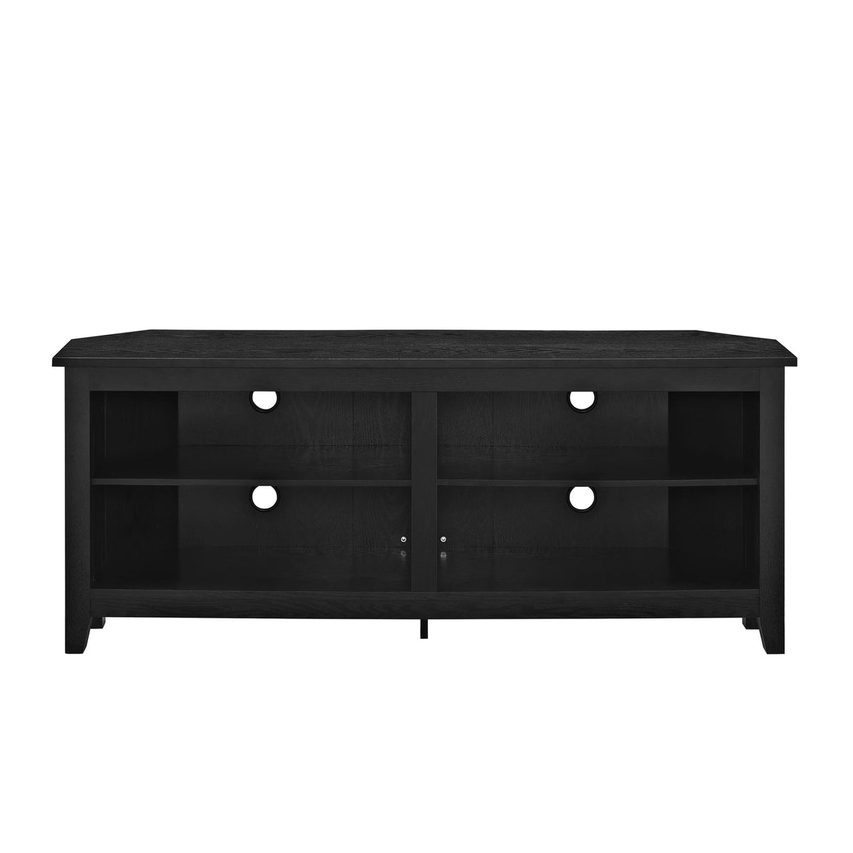 Walker Edison Corner TV Stand Console for TVs up to 64" - Black