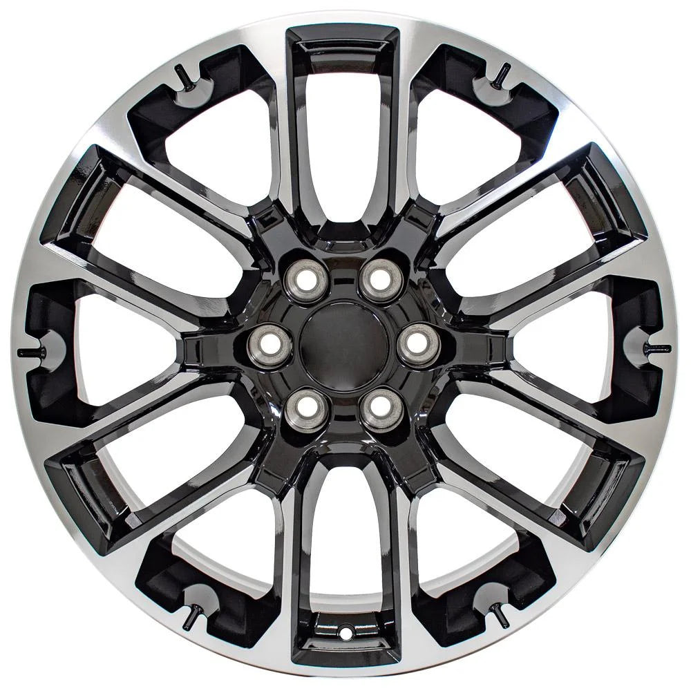 22 inch Hyper 5696 OE Wheels & Goodyear Tires Fit GM Trucks & SUVs - Tahoe Style Rims