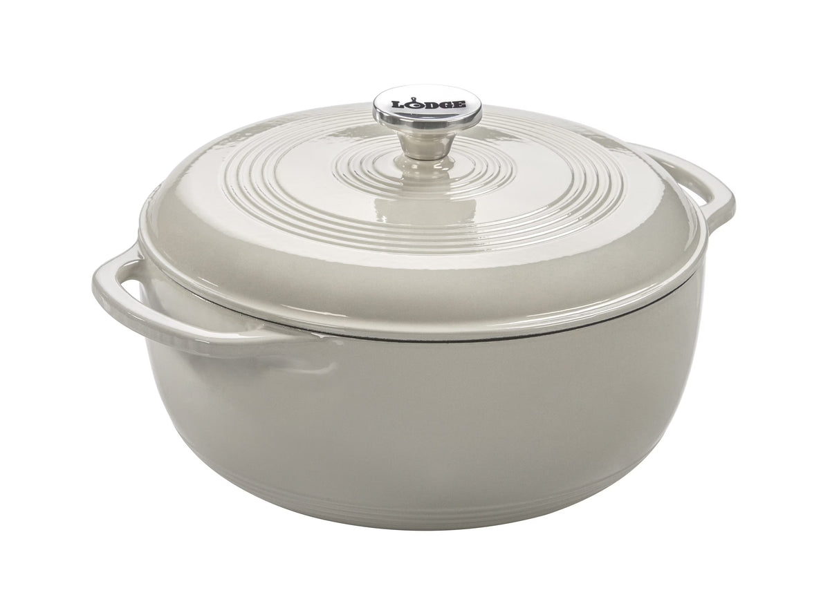 Lodge Enameled Cast Iron 6 Quart Blue Dutch Oven & Cover
