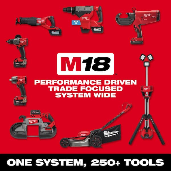 M18 18V Lithium-Ion Brushless Cordless Compact Drill/Impact Combo Kit (2-Tool) W/ (2) 2.0Ah Batteries, Charger & Bag